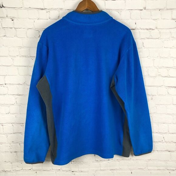 Columbia Blue Basin Half Zip Fleece Men's Sz Large - Picture 8 of 8